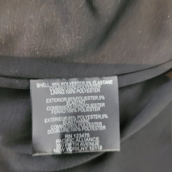 Tahari Petite Fringe Sleeveless Dress - Picture 6 of 6